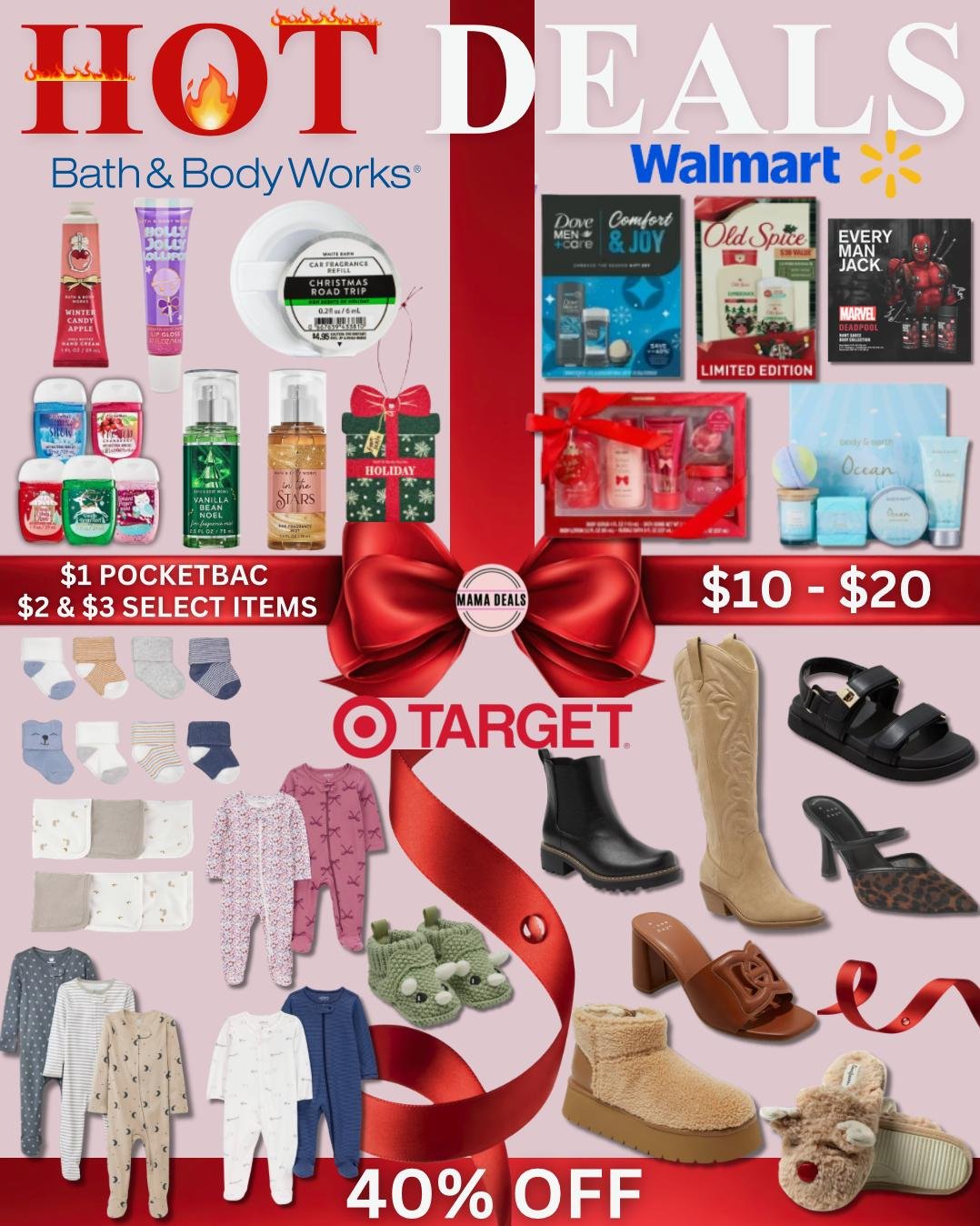 Hot Deals Today: Target 40% Off Baby Clothes & Women’s Shoes, Walmart ...