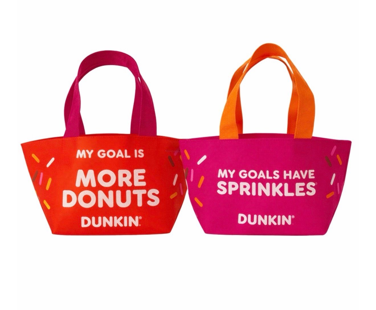 Free reusable mini donut bag and donut on Jan 2 at Dunkin - Mama Deals