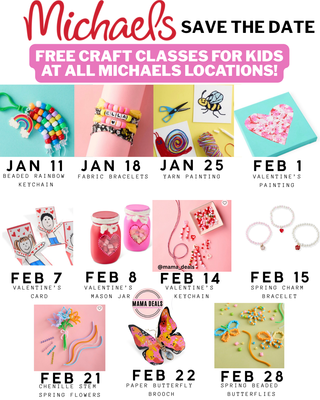 Craft Classes At Michaels Class Schedule