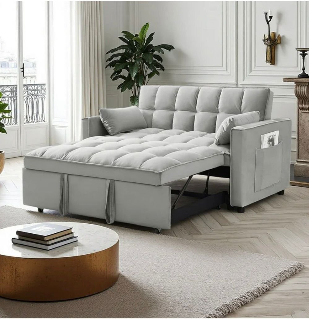 $184.99 Vinform 54? 3-in-1 Convertible Sleeper Sofa Bed with Storage at ...