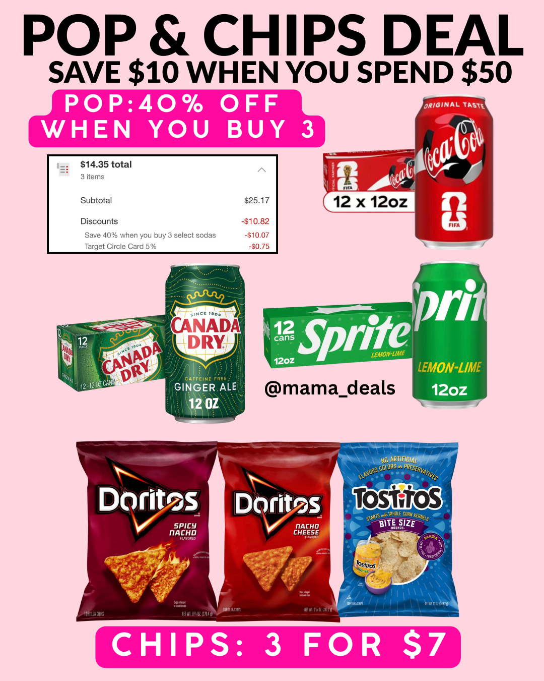 Target Pop & Chips Deal: Save $10 When You Spend $50 Target Circle ...