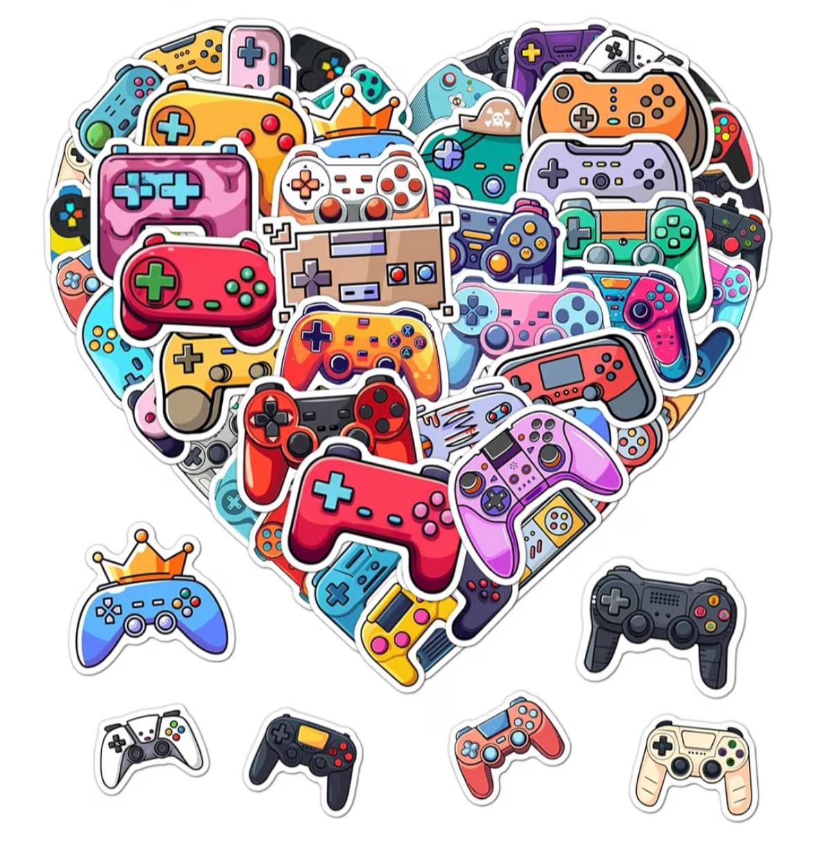 $3.99 Pack of 50 Retro Gaming Stickers for Teens and Adults at Amazon ...
