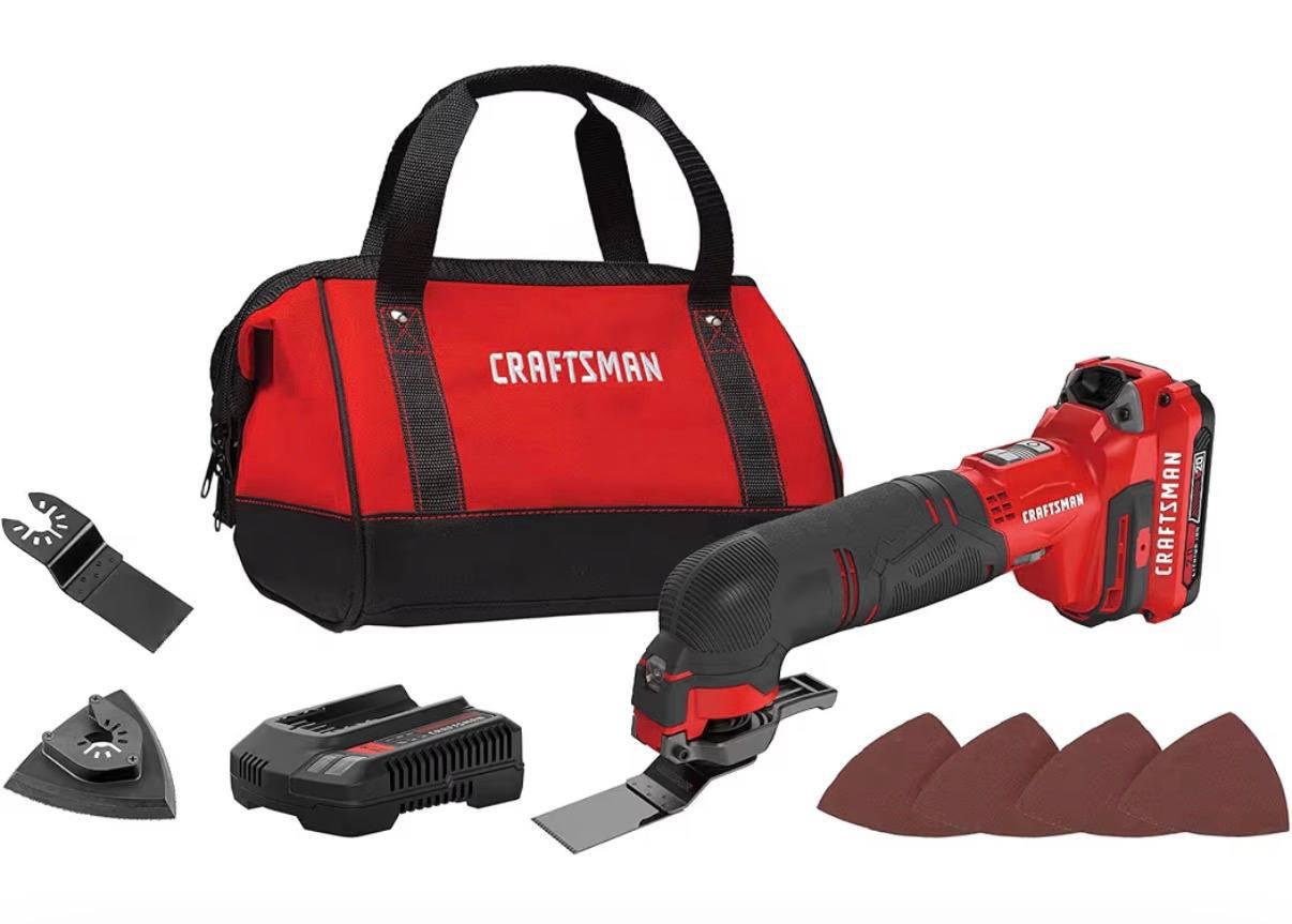 $87.99 CRAFTSMAN V20 Cordless Oscillating Tool Kit at Amazon - Mama Deals